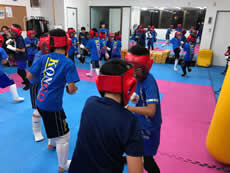 空手の練習風景の写真3