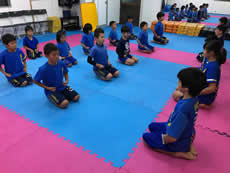 空手の練習風景の写真6