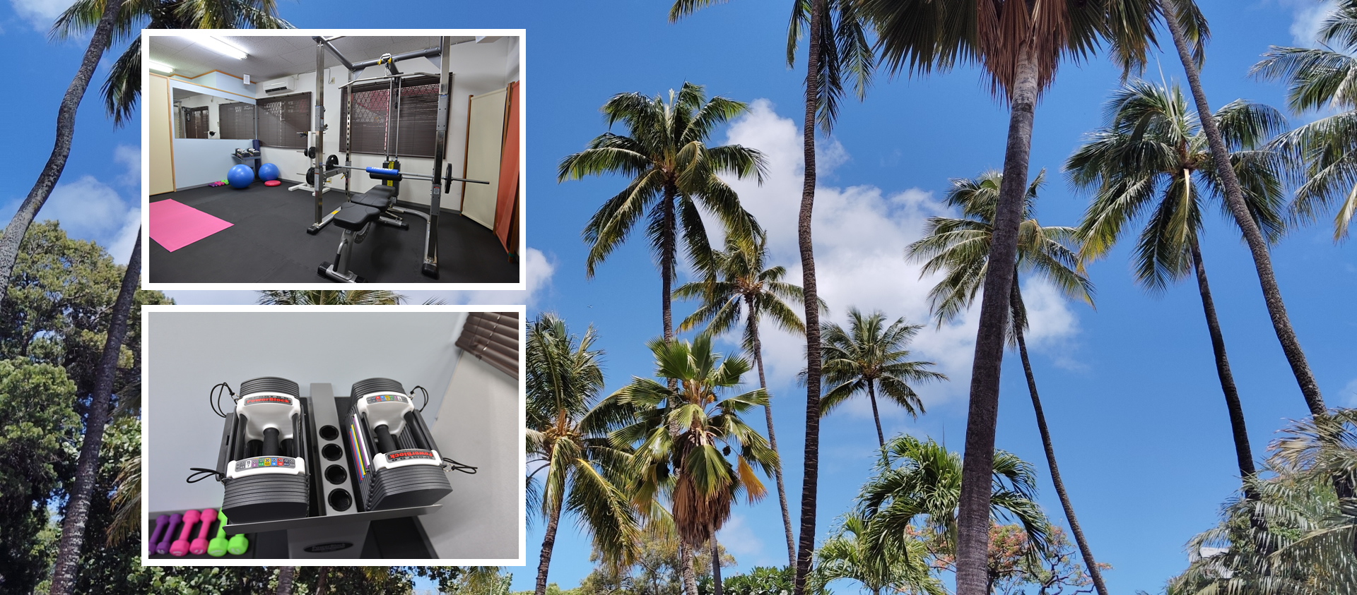 プライベートジムLEALEAのトレーニングスタジオ